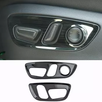 Для Toyota Highlander XU70 2020 2021 2022 2023 Гибридный нержавеющий переключатель регулировки сиденья автомобиля ручка панель отделка Чехлы аксессуары
