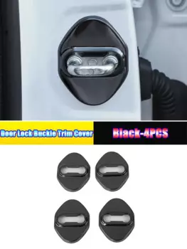 Для Toyota Highlander XU70 2021 2022 2023 2024 2025 автомобильные аксессуары из нержавеющей стали, пряжка дверного замка, защитный чехол, накладка