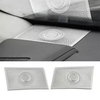 Для Toyota Highlander XU70 2022, автомобильная панель управления, стерео аудио динамик, звуковая Обложка, наклейка из нержавеющей стали