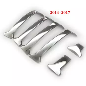 Для Toyota Land Cruiser 150 Prado LC150 FJ150 2010-2014 2015 2016 2017, накладки на переднюю решетку, защита бампера, хромированный Стайлинг автомобиля