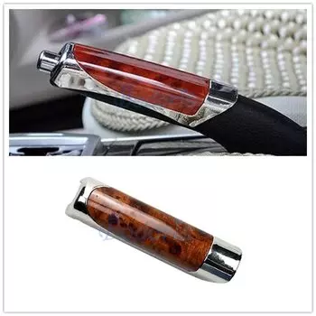 Для Toyota Land Cruiser 200 FJ 120 150 100 Prado, ручной тормоз, гладкое углеродное волокно, деревянная защита, декоративная крышка, интерьер автомобиля