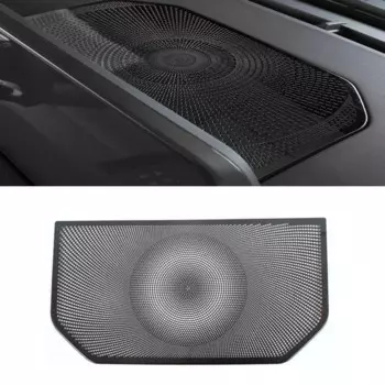 Для Toyota Land Cruiser 250 Prado LC250 2024 2025 черный внутренний дверной стереодинамик из нержавеющей стали, аудиокольцо, звуковая накладка