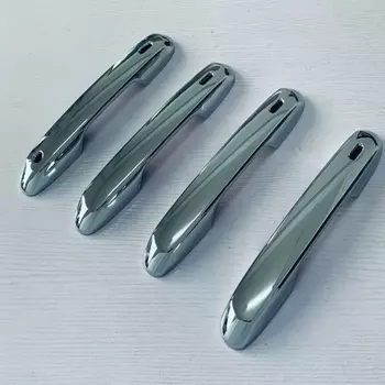 Для Toyota Land Cruiser 250 Prado LC250 2024 ABS черная крышка дверной ручки, крышка дверной рамы, защитная наклейка, аксессуары