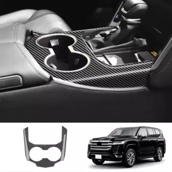 Для Toyota Land Cruiser 300 LC300 2022 2023 2024 ABS gear передний держатель стакана для воды, Крышка держателя стакана для питьевой воды, аксессуары в рамке