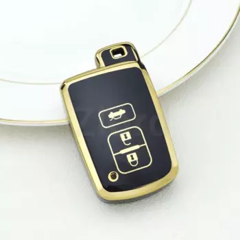 Для Toyota Land Cruiser Highlander Prado Auris Avalon Prius CHR Aygo Corolla Yaris RAV4 Camry 2015 автомобильный 3-кнопочный чехол для ключей