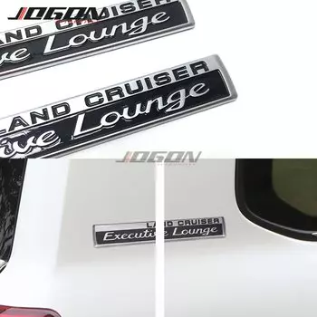 Для Toyota Land Cruiser LC100 LC200 LC76 LC79 FJ76 FJ79 Боковая задняя 3D Executive Lounge Хромированная эмблема Значок багажника Наклейка Накладка