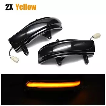 Для Toyota Land Cruiser LC200 FJ200 Prado FJ150 2010-2023 боковое зеркало светодиодный динамический поворотник последовательный указатель поворота