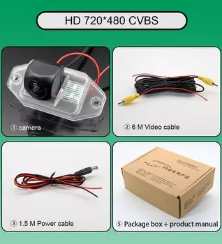 Для Toyota Land Cruiser Prado 120 150 серии 2005 2006 2007 2008 2009 Автомобильная резервная камера заднего вида AHD 1080P 170 ° FishEye