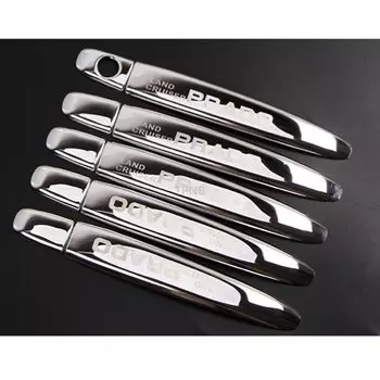 Для Toyota Land Cruiser Prado 120 2003 2004 2005 2006 2007 2008 2009, аксессуары для наружных дверных ручек из нержавеющей стали