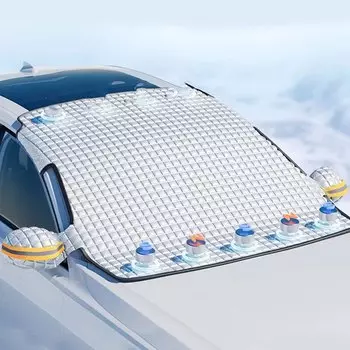 Для Toyota Land Cruiser Prado 120 J120 LC120 очень толстый магнитный антиморозный замораживающий автомобильный снежный чехол, солнцезащитные козырьки на лобовое стекло