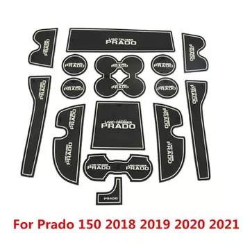Для Toyota Land Cruiser Prado 150 2010-2023 автомобильный резиновый нескользящий коврик для межкомнатной двери аксессуары