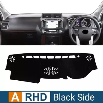 Для Toyota Land Cruiser Prado 150 FJ150 2010-2017 2018 2019 2020 автомобильный чехол для приборной панели, коврик для приборной панели, солнцезащитный козырек, нескользящая накладка, аксессуары