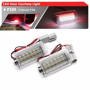 Для Toyota Land Cruiser Prado 150 Highlander Camry Prius 4runner Sienna Avalon Venza Crown Wish светодиодная подсветка для дверей