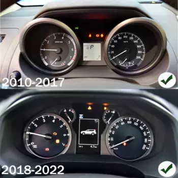 Для Toyota Land Cruiser Prado 150, J150, операционная система Linux, автомобильные аксессуары 12,3 дюйма, автомобильная ЖК-панель, экран измерителя панели