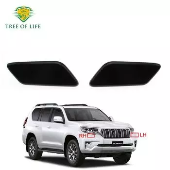Для TOYOTA LAND CRUISER PRADO 150 LC150 2017 2018 2019, передний бампер, налобный фонарь, Омыватель фар, сопло с распылителем, крышка 8504460160