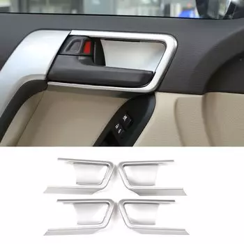 Для Toyota Land Cruiser Prado FJ150 150 2014-2018 Стайлинг автомобиля, внутренняя дверная ручка, чаша, накладка, наклейки, декоративные аксессуары