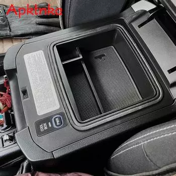 Для Toyota Land Cruiser Prado FJ150 LC150 Lexus GX400 GX460 GX470 Органайзер для центральной консоли Лоток для хранения подлокотника 2004-2020
