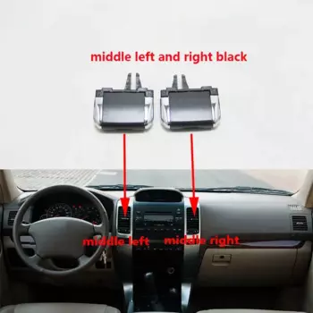 Для Toyota Land Cruiser Prado LC120 2003-2009 выходное отверстие для кондиционера, вентиляционные отверстия для кондиционера, зажим для ремонта, аксессуары