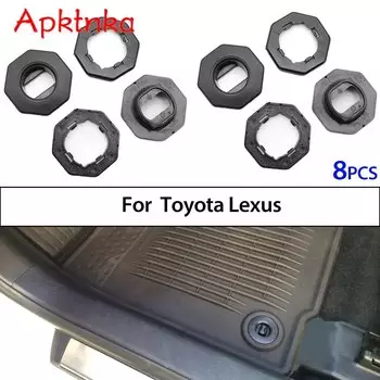 Для TOYOTA LEXUS GS GX LX ES LS IS RX NX автомобильный коврик Крепление для ковра зажимы для фиксации овальные зажимы фиксирующие зажимы подкладка для ног