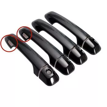 Для Toyota Prado 150 Land Cruiser Prado J150 2010-2019 LC150 LC200 глянцевая черная крышка дверной ручки автомобиля аксессуары для стайлинга