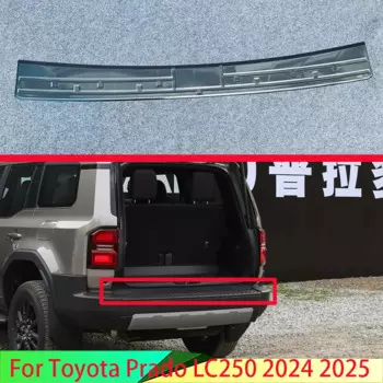 Для Toyota Prado LC250 2024 2025 Нержавеющая сталь защита заднего бампера оконные пороги внешние плавки декоративная пластина педаль