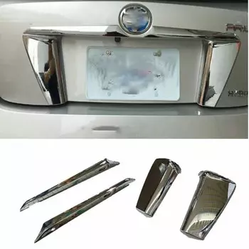 Для Toyota Prius 50 серий 2016 2017 2018 ABS хромированный задний багажник Специальная декоративная полоса задний номерной знак Боковая Отделка