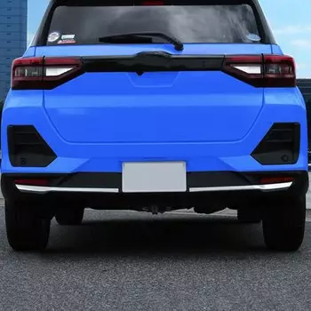 Для Toyota Raize A200 2020 2021 2022 ABS хромированная задняя крышка автомобиля, накладка на заднюю дверь, бампер, полоса, гарнир, Стайлинг автомобиля