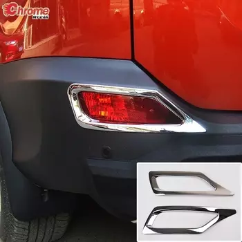 Для Toyota RAV4 2013 2014 2015, хромированный задний отражатель, противотуманная фара, крышка противотуманной фары, накладка на рамку, литье, украшение, Стайлинг автомобиля