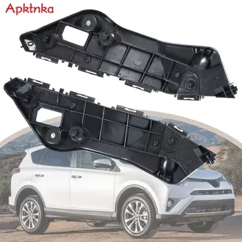 Для Toyota RAV4 2013 2014 2016 2018, кронштейны для переднего бампера автомобиля, прокладка, левая и правая пара, поддержка крепления на боковую балку 525350 R080