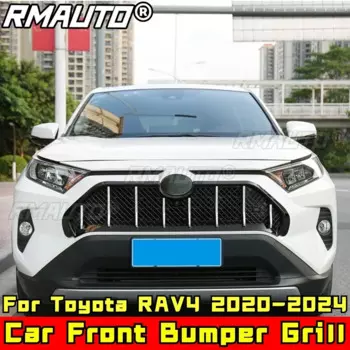 Для Toyota RAV4 2020-2024 комплект кузова автомобиля, решетка переднего бампера, гоночные грили, автомобильные грили, передняя решетка, решетки бампера, автомобильные аксессуары