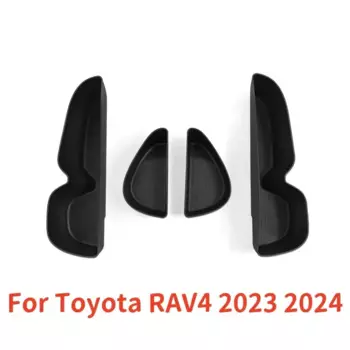 Для Toyota RAV4 2023 2024, боковой ящик для хранения дверей, органайзер для передней и задней дверной ручки из ТПЭ, водонепроницаемый и устойчивый к царапинам