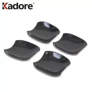 Для Toyota RAV4 RAV 4 2019 2020 2021-2024 хромированная боковая дверная ручка из углеродного волокна, накладки, украшение автомобиля, внешние аксессуары