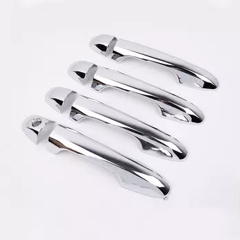 Для Toyota Rav4 Rav 4 Xa40 2014 2015 2016 2017 2018 хромированная дверная ручка автомобиля, чаша, декоративная наклейка, аксессуары для стайлинга