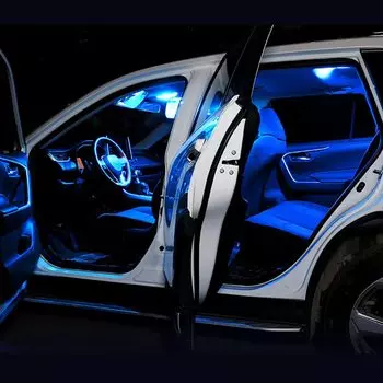 Для Toyota RAV4 XA50 2019 2020 2021 2022 2023 2024 RAV 4 Hybrid 6 шт. Автомобильные светодиодные купольные лампы для чтения, лампы для косметического зеркала, лампы багажника