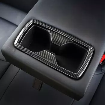 Для Toyota RAV4 XA50 2019 2020 2021 2022 2023 2024 RAV 4 Гибридный ABS автомобильный задний ряд держателя чашки для воды крышка рамка отделка аксессуары