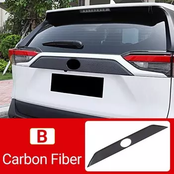 Для Toyota RAV4 XA50 2019 2020 2021 2022 2023 2024 RAV 4 Гибридные автомобильные задние двери, правая задняя дверь, бампер, наклейки на отделку багажника