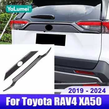 Для Toyota RAV4 XA50 2019 2020 2021 2022 2023 2024 RAV 4 Гибридная задняя задняя дверь багажника, верхняя полоса, накладка, аксессуары