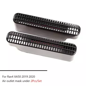 Для Toyota RAV4 XA50 2020 2021 2022 2023 автомобильный под заднее сиденье AC нагревательный пол Кондиционер Выходная Сетка Крышка маска аксессуары