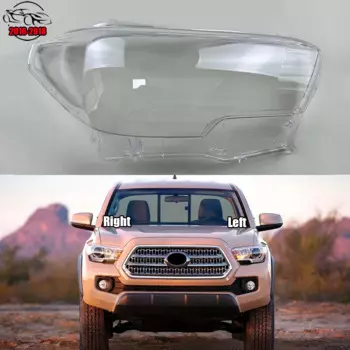 Для Toyota Tacoma 2016, 2017, 2018, прозрачная фотолампа, передняя фара, автомобильная фара, абажур, стеклянная лампа, крышки