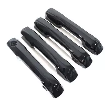 Для TOYOTA TACOMA 2024 2025 ABS углеродное волокно/глянцевый черный Внешний чехол для дверной ручки наклейки отделка автомобильные аксессуары