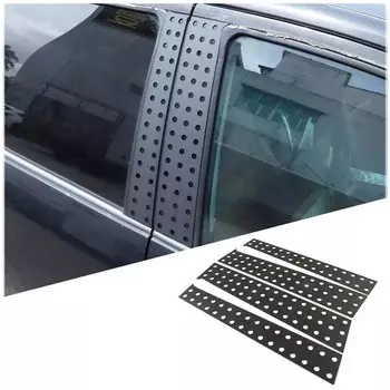 Для Toyota Tundra 2007-2023 алюминиевый сплав автомобильное Окно B-pillar Center Pillar Trim Sticker автомобильные аксессуары