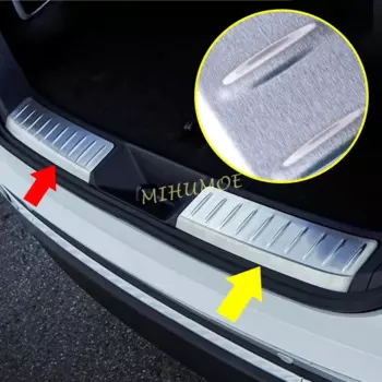 Для Toyota Venza Harrier 2021-2023 Защитная крышка из нержавеющей стали для заднего бампера багажника