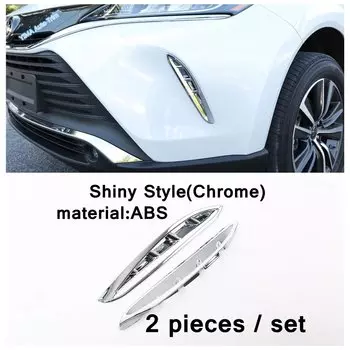 Для Toyota Venza/Harrier 2021-2024 Автоматические противотуманные фары/спойлер заднего окна треугольник/крышка дверной ручки аксессуары хром