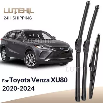 Для Toyota Venza XU80 MK2 2020-2024 2021 2022 стеклоочиститель передние и задние щетки стеклоочистителя лобовое стекло щетки для окон 26 "+ 16" + 14"