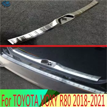 Для TOYOTA VOXY/NOAH R80 2018-2021 2019 2020, накладка на задний багажник из нержавеющей стали, накладка на порог, молдинг, гарнир