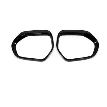 Для Toyota Yaris Cross 2020 2021, черное автомобильное зеркало заднего вида из АБС-пластика, козырек от дождя, непромокаемая крышка лезвий, аксессуары, хромированный стиль