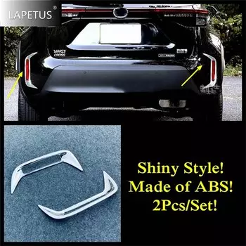 Для Toyota Yaris Cross 2020-2023 Автоаксессуары Передняя решетка/Задние противотуманные фары Брова/Зеркало заднего вида в полоску Накладка
