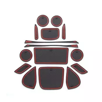 Для Toyota Yaris Cross XP210 2020-2022 1 комплект, коврик для автомобильных ворот, аксессуары для интерьера, авто противоскользящие резиновые накладки на чашку 2021