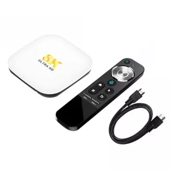 Для ТВ-приставки H96 Max M2 2 ГБ + 16 ГБ Android 13 Смарт ТВ-приставка WIFI6 BT5.0 8K AV1 медиаплеер RK3528 ТВ-приставка