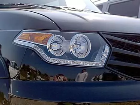 Для UAZ Patriot Baijah Tulos 2007-2019 отличный ультра яркий CCFL ангельские глазки комплект колец с ореолом автомобильные аксессуары